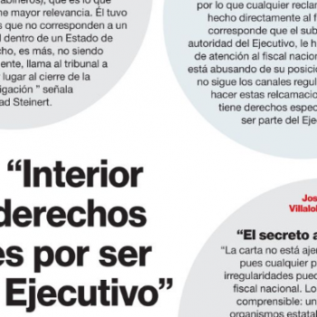 Ex fiscal: "Interior no tiene derechos especiales por ser parte del Ejecutivo"