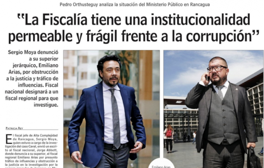 Artículo LUN: La fiscalía tiene una institucionalidad permeable y frágil frente a la corrupción.